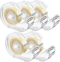KIDMEN Invisible Tape,Writeable Tape，Repairable Tape for Office, Home, School，5 Dispensered Rolls, 0.7 x 1000 Inch