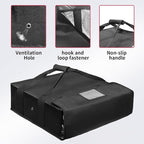 Insulated Pizza Delivery Bag,Pizza Warmer Bags, Insulated Food Delivery Bag, Premium Large 20 X 20 X 6 Inch Takeway Bags Suitable For Cold and Hot Food,Pizza,Home Delivery