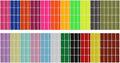 Royal Green Rectangular Label Stickers Adhesive Rectangles in 22 Assorted Colors 40mm x 19mm (1.57 inch x 0.75) Great for Office use - 440 Pack