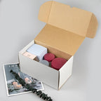 11x6x6 Inches Shipping Boxes Set of 20, White Corrugated Cardboard Box Literature Mailer for Packing Small Business