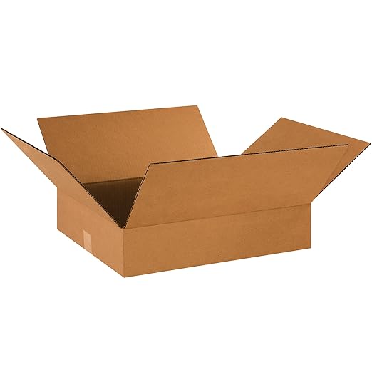 TAPE LOGIC 18 x 16 x 4 Corrugated Cardboard Boxes, Flat 18"L x 16"W x 4"H, Pack of 25 | Shipping, Packaging, Moving, Storage Box for Home or Business, Strong Wholesale Bulk Boxes