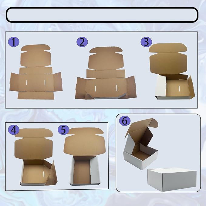 9x9x3 Inches White Shipping Boxes Set of 25，Cardboard Boxes Recyclable Corrugated Boxes Mailers for Small Business, Transporting, Packaging Storage Boxes and Craft Gifts Giving Products Box