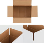 6x4x4 inches Shipping Boxes 50 Pack, Kraft Corrugated Small Cardboard Boxes for Mailing Packing, White