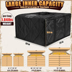 MyLifeUNIT Pizza Bag for Delivery, Thermal Insulated Pizza and Food Delivery Bag, 20" x 20" x 11" Pizza Warmer Bag, Holds 5-6 Large 18" Pizza Boxes, Hot Pizza Carrier Insulated Bags