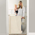 Momcozy Retractable Baby Gate, 33" Tall, Extends up to 55" Wide, Child Safety Baby Gates for Stairs, Doorways, Hallways, Indoor, Outdoor