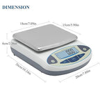Bonvoisin Lab Scale 5000gx0.01g High Precision Electronic Analytical Balance 0.01g Accuracy Laboratory Precision Digital Scientific Scale (5000g)
