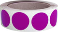 Royal Green Colored Label Dot Stickers for Inventory and Labeling - 25mm/1 Inch Round Sticker in Purple (1Roll - 600 Pack)