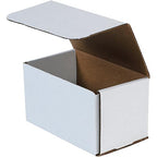 Box USA BM744 7"L x 4"W x 4"H, White (Pack of 50)