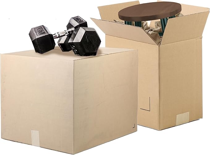 The Boxery BXT38-25 16 x 12 x 10 Inches Heavy Duty Grade Book Boxes, Pack of 25