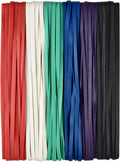 Large Heavy Duty Latex Rubber Bands 12 Inches Trash Can Bands Strong Elastic Bands for Office Supply, File Folders, Cat Litter Box, 60 Pack (Multicolour)