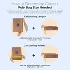 Poly Bags with Suffocation Warning 10x13 - Resealable - 200 Pack - Clear Poly Bags 10x13" - Packaging Bags - T-Shirt Bags - Retail Supply Co