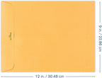 EnDoc Clasp Envelopes 9x12-15 Pack Brown Kraft Catalog Envelopes with Clasp Closure & Gummed Seal – 28lb Heavyweight Paper Envelopes for Home, Office, Business, Legal or School Pack- 9 x 12 Inch