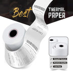 Azure Zone, Thermal Paper 2-1/4 X 85ft 100 Rolls, Fits Most POS Machines and Cash Registers, Great for Business Sales