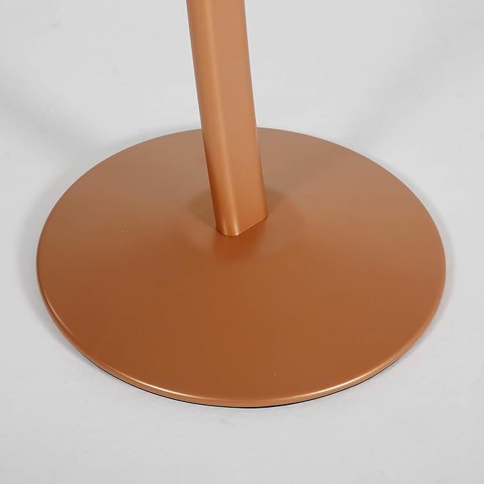 M&T Displays Curved Menu Board, 8.5x11 Pedestal Sign Holder Copper Floor Standing Aluminum Front Loading Easy Open Poster Message Advertisement Holder For Restaurant Cafe Hotel