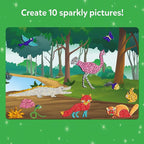 Skillmatics Foil Fun - Animals, No Mess Art for Kids, Travel Toys, Craft Kits, DIY Creative Activity, Christmas Gifts for Boys & Girls Ages 4, 5, 6, 7, 8, 9