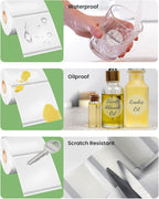 Phomemo Labels - Frosted Clear Round Label for M110/M100/M220/M108/M250/M160 Label Maker, 1.96" x 1.96"（50x50 mm）,Multi-Purpose Self-Adhesive Paper for Barcode/Address/Mailing/Logo/Business Home Tag