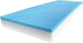 FoamRush 9" x 24" x 72" Gel Memory Foam Bench Cushion Replacement Medium Firm (Upholstery Foam, Rubber Padding, Seat Replacement, Upholstery Sheet, Couch, Sofa Cushion, Mattress) Made in USA