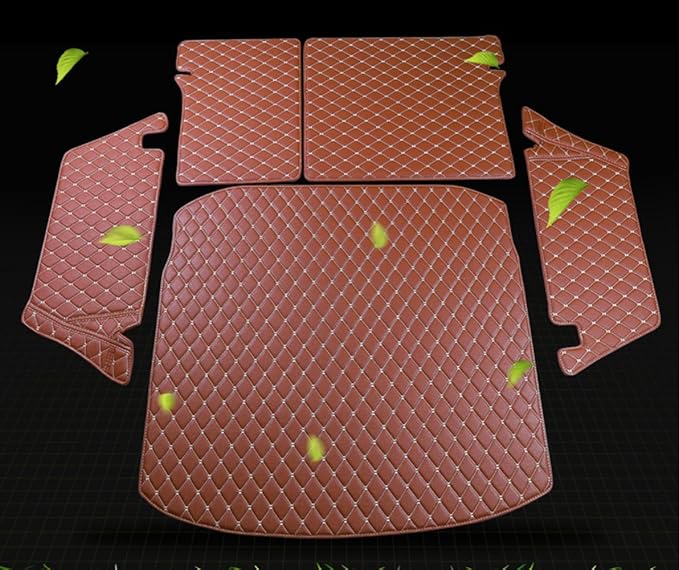 Custom Fit Pet Dog Cover Trunk Cargo Liner Floor Mats for Mercedes G Wagon W463 G350 G500 G55 G63 2007-2018 All Weather Cargo Mat Full Coverage Black w/Gold Stitching