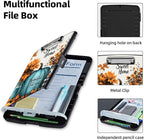 Clipboard with Storage Box & Pen Holder,Heavy Duty Clip Boards 8.5x11 for Nursing,High Capacity,School & Office Supplies,Fall Pumpkins