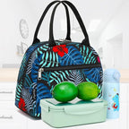 FlowFly Insulated Lunch Cooler Bag - Tote Bag Organizer for Women/Men, Leaf