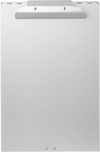 Amazon Basics Metal Storage Clipboard, Three-Tier, Pack of 10, letter size, Silver