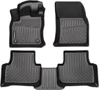 HAFIDI® Floor Mats Fit for 2022-2026 Volkswagen Taos All Weather Protection TPE Anti-Slip Automotive Floor Liners, Fits 1st & 2nd Row Full Set Custom VW Taos Accessories, Black