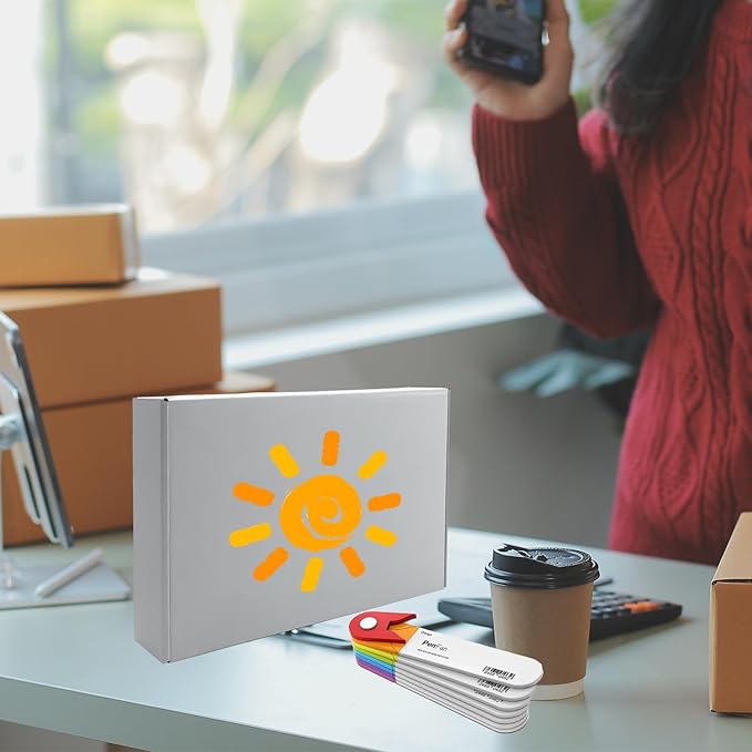 12x7x2 inches Shipping Boxes Set of 25, White Cardboard Box Kraft Corrugated Mailer Box，Boxes for Shipping E-commerce Packaging, Holidays Gift and Small Business Giving Literature Mailing