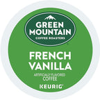 Green Mountain Coffee Roasters French Vanilla Keurig Single-Serve K-Cup pods, Light Roast Coffee, 72 Count