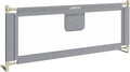 Bed Rails for Toddlers，Toddler Bed Rails，Bed Rail for Baby - Adjustable Height Bed Guard with Child Safety Lock, Universal Fit for King/Full/Twin Beds (Grey, 1 Side 74.8Inch)