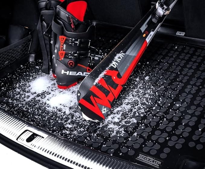 REZAW-PLAST Cargo Mat for Mercedes-Benz GLE Coupe 2020–2026 | Custom Fit Rubber Floor Liner, All-Weather, Waterproof, Durable, Tailored Fit, Anti-Slip, Easy Clean, Black