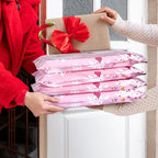 Metronic Christmas Poly Mailers 10x13" 100 Pack, Pink Christmas Tree Shipping Bags for Clothes, Cute Snowflake Shipping Envelopes Mailers Poly Bags Small Packaging Mailing Bags for Small Business
