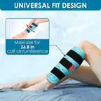 Comfytemp Calf Shin Splint Ice Packs for Injury Reusable, FSA Eligible HSA, Elbow Gel Pad Wrap, Hot Cold Compress Freeze Sleeve for Swelling, Varicose Veins, Tendonitis, Knee, Leg, Surgery Gift, 2 Pcs