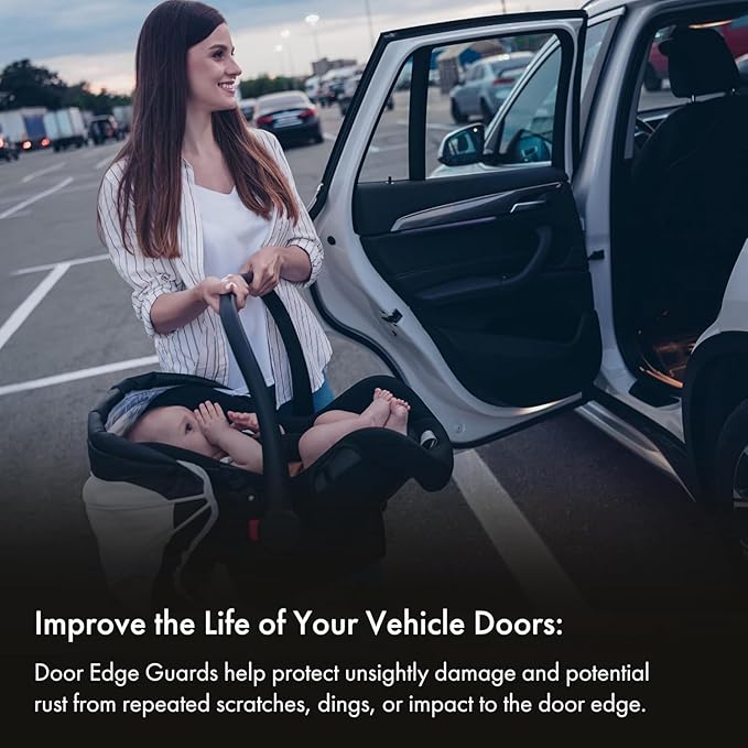 XPEL Door Edge Guard Protection Film Roll, 3/4" x 100' - Car or Truck Doors, Protective Barrier Against Minor Scratches, Paint Chips, Door Edge Impact, and Dings - Prevents Damage and Possible Rust