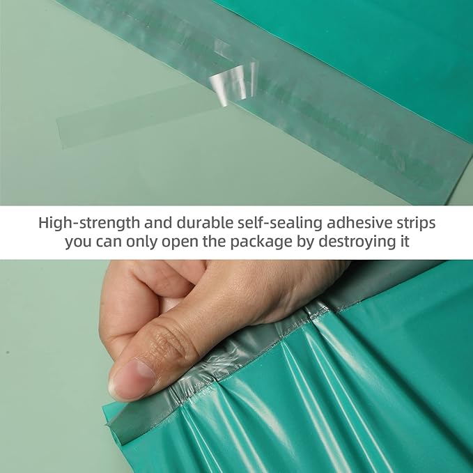 Outus 120 Pcs Poly Mailer Envelope 4 Sizes Shipping Bags Self Adhesive Clasp Envelope Self Adhesive Tear Proof Mailing Covers(8 x 12 In, 10 x 14 In, 13 x 18 In, 15 x 20 in,Bright Green)