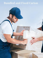 JARLINK 4 Pack Stretch Wrap, 5 Inches Shrink Wrap for Pallet Wrap, Moving Wrapping Plastic Roll, Industrial Strength Stretch Film up to 650% Stretch with Handles, 1000 Feet