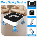 New Upgrade Furniture Sliders, Furniture Movers with Wheels, Furniture Dolly with 360° Rotatable Wheels, Appliance Roller for Moving Heavy Sofa Load Capacity Up to 750lb