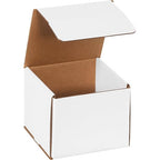 Box USA BM665 6"L x 6"W x 5"H, White (Pack of 50)