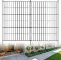 10 Panels Garden Fence Dog Fence Outdoor for Yard,40in H x 23.6ft L Rustproof Metal Fencing with Ground Stakes|No Dig Temporary Animal Proof Containment for Pets/Rabbits|Durable Patio Security Panels