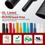 Chanzon 3:1 Ratio 5/8" (15mm) Heat Shrink Tubing - Marine Grade Waterproof Adhesive Lined - 4Ft Roll (1.22M Total Length) Red Polyolefin Sleeving Wrap Shrinking 3 to 1 Ratio 1pcs