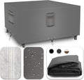 Heavy Duty Patio Furniture Covers Waterproof, 600D Outdoor Furniture Cover Waterproof for Sectional Sofa Couch, Outdoor Dining Table and Chair Set Covers 106''L x 106''W x 32''H, Grey