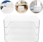 Stackable Desk Organizer Tray Paper Holder for Office File Storage and Document Sorting Practical Desktop Letter Tray for School and Home Use