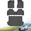Hutisya-Floor Mats & Cargo Liner Set Fit for Nissan Murano 2017.5-2024 All Weather Protection Anti-Slip & Durable TPE Full Set Liners Automotive Accessories-Black