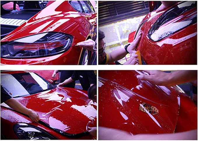 DIYAH Clear Paint Protection Bulk Vinyl Wrap Film with Hand Tools (84" X 48" / 7 FT X 4 FT)