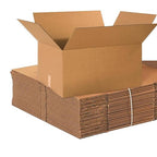 Box USA Shipping Boxes 24"L x 18"W x 12"H 15-Pack Large Single Walled Corrugated Boxes for Shipping, Packaging, Moving, Storage Box for Home or Business, Strong Wholesale Bulk Boxes