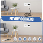 Floor Cable Cover, Low Profile Cable Hider for Wires, Self Adhesive Cord Hider for Wall, Cord Covers Wall Mounted Tv, for Offices, Gym, Exhibitions (Gray, 3.3 Feet)