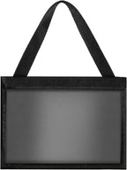 Frienda 1 Piece License Plate Holder with Hanging Strap Dealer Plate Holder Test Drive Tag Bag Black Frame Cover and Bracket for Car SUV Truck