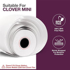 Receipt Paper for Clover Mini and Clover Mobile Thermal Printer - Receipt Paper Rolls Compatible with Clover Mini POS models C200, C300, C301, C302, C305 (40 Rolls)