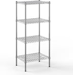 18" Deep x 24" Wide x 54" Height Wire Shelving Kit | 4-Tier | NSF Commercial Storage Rack Unit