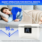 Cold Therapy Machine with Programmable Timer, Portable Ice Machine for Shoulder After Surgery,Shoulder Replacement Recovery System,Cryotherapy Pain Relief w/Compression Pad