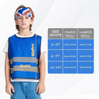 A-SAFETY Kids High Vis Reflective construction Safety vest customized LOGO